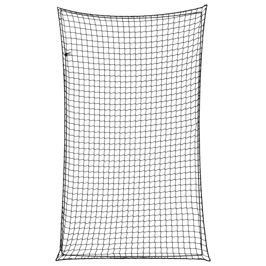 vidaXL Siatka na przyczepę, z elastyczną linką, czarna, 2,5x1,5 m, PP
