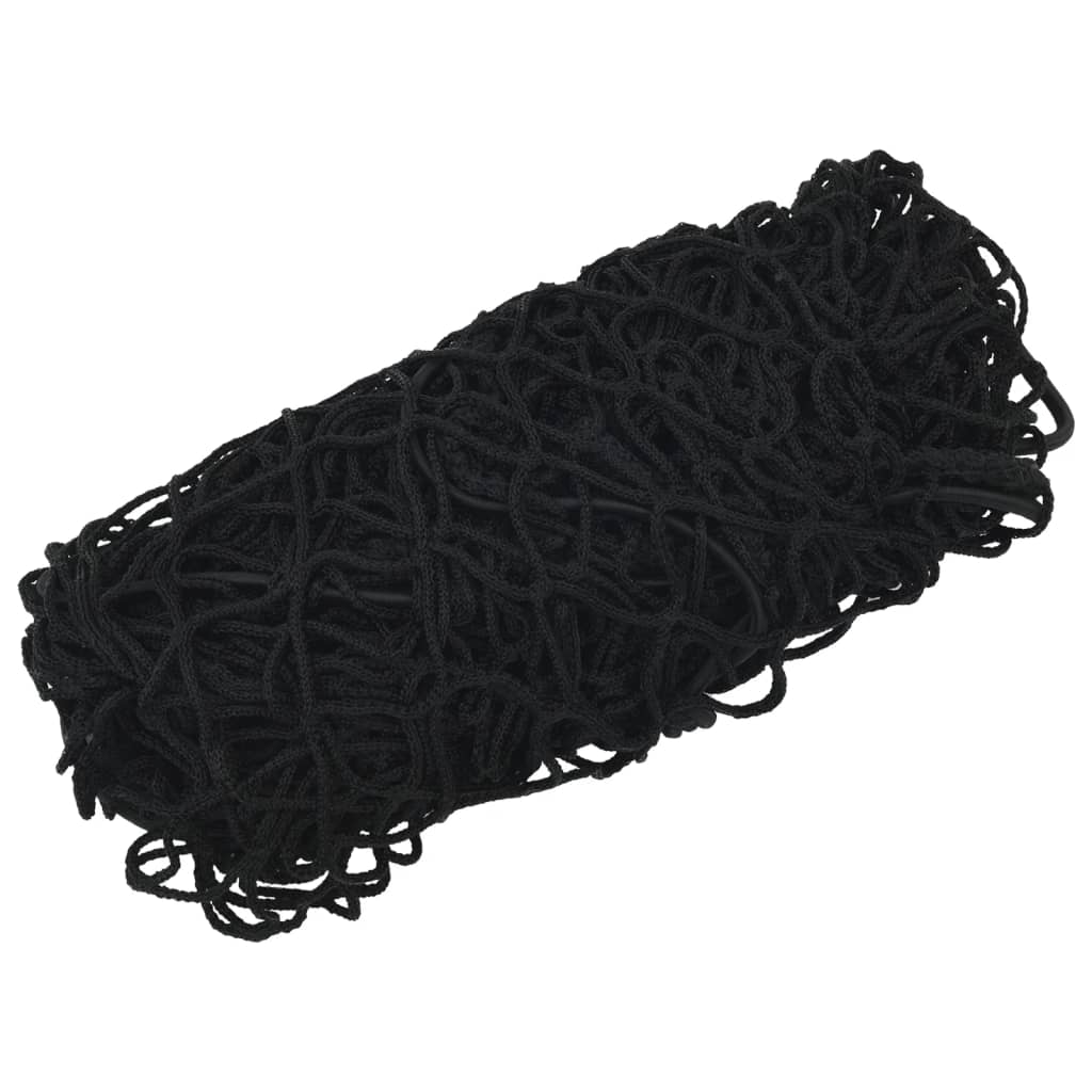 vidaXL Siatka na przyczepę, z elastyczną linką, czarna, 2,5x1,5 m, PP