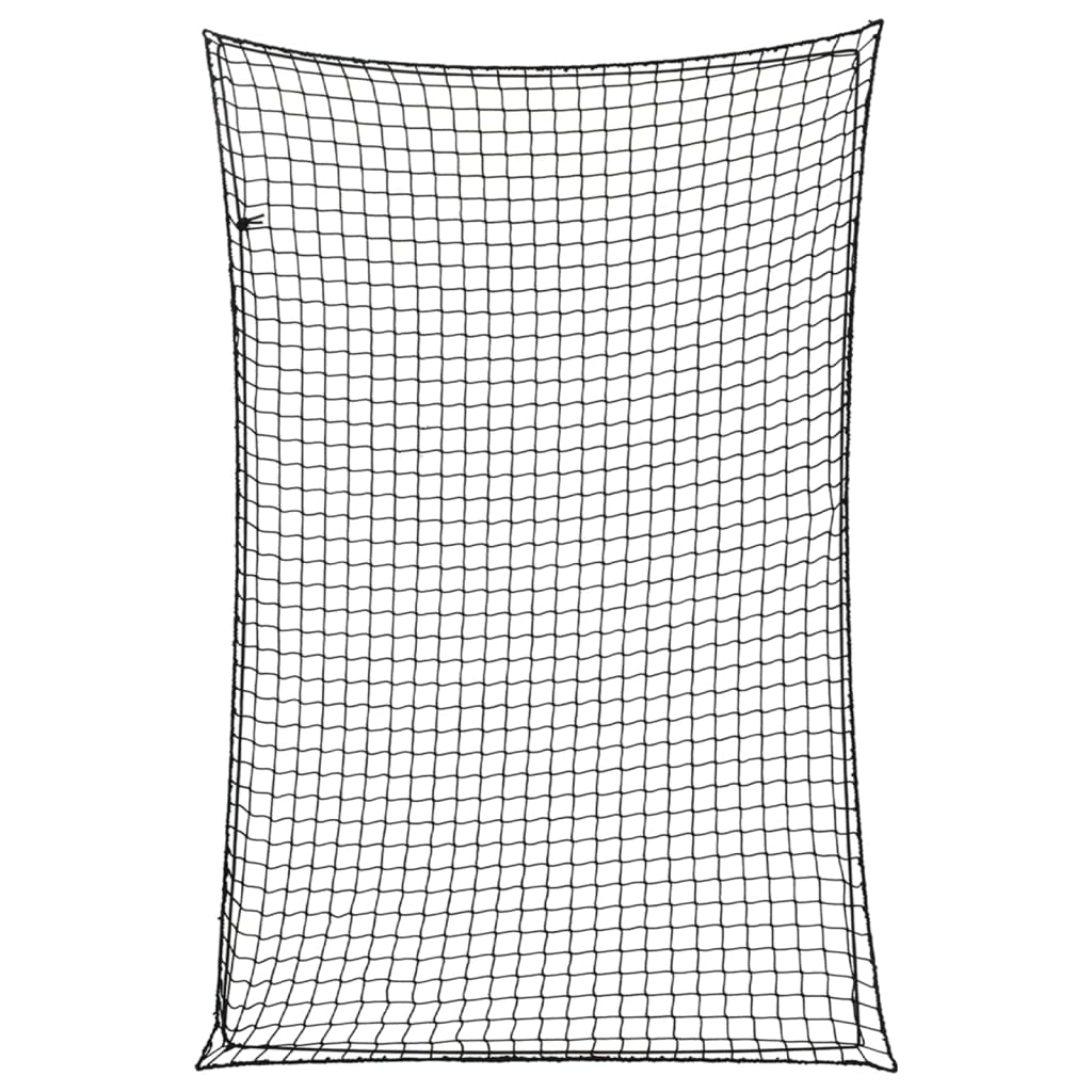 vidaXL Siatka na przyczepę, z elastyczną linką, czarna, 3x2 m, PP