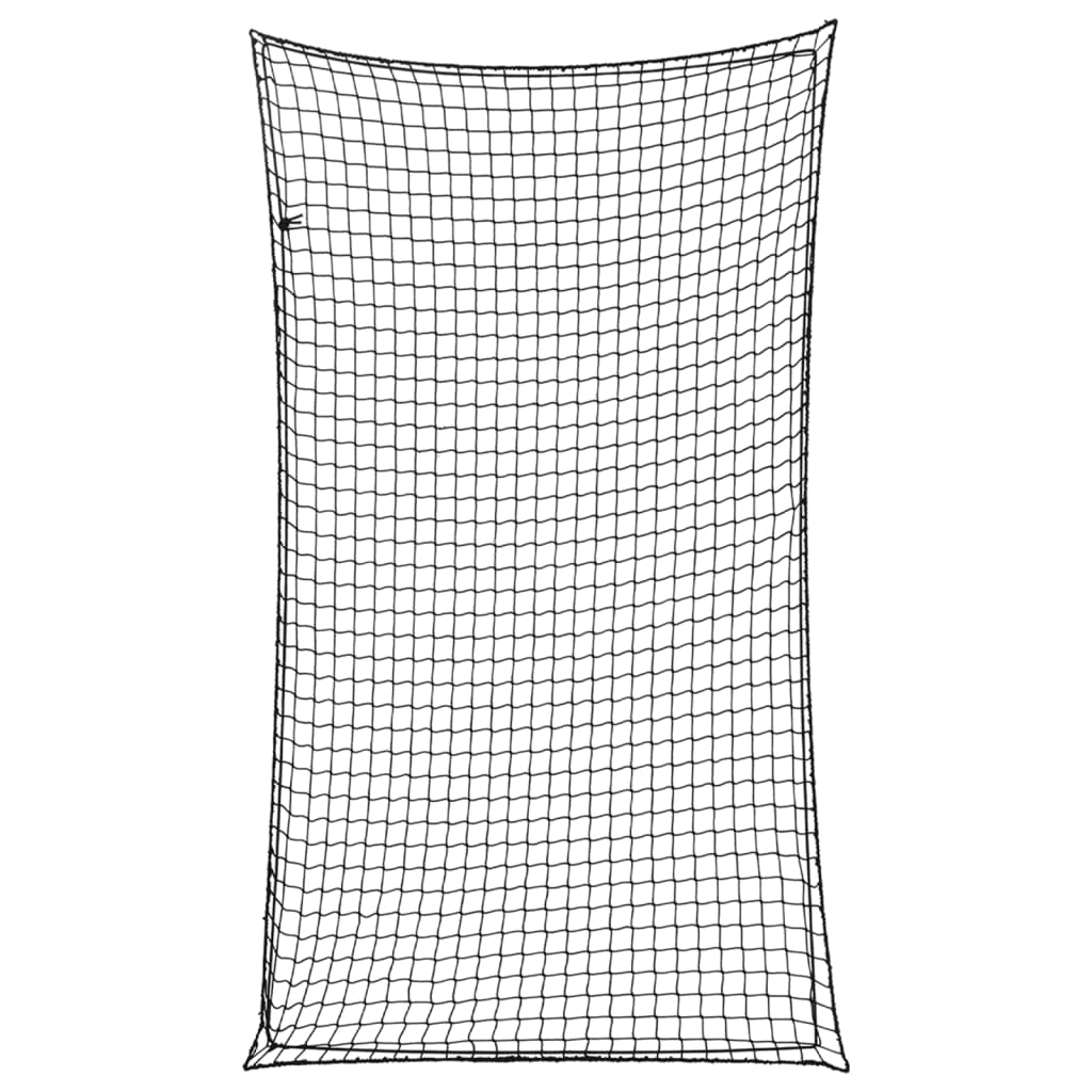 vidaXL Siatka na przyczepę, z elastyczną linką, czarna, 3,5x2 m, PP