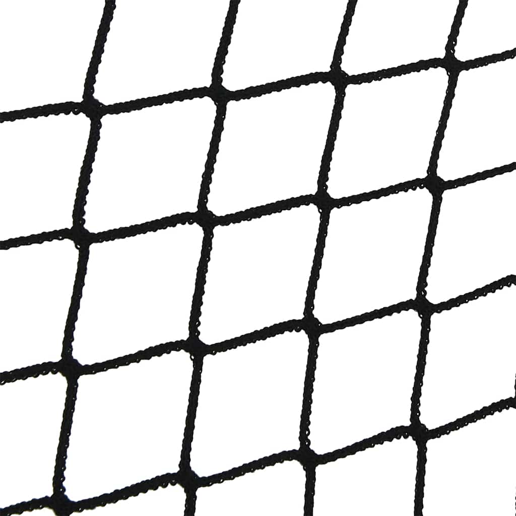 vidaXL Siatka na przyczepę, z elastyczną linką, czarna, 3x3 m, PP