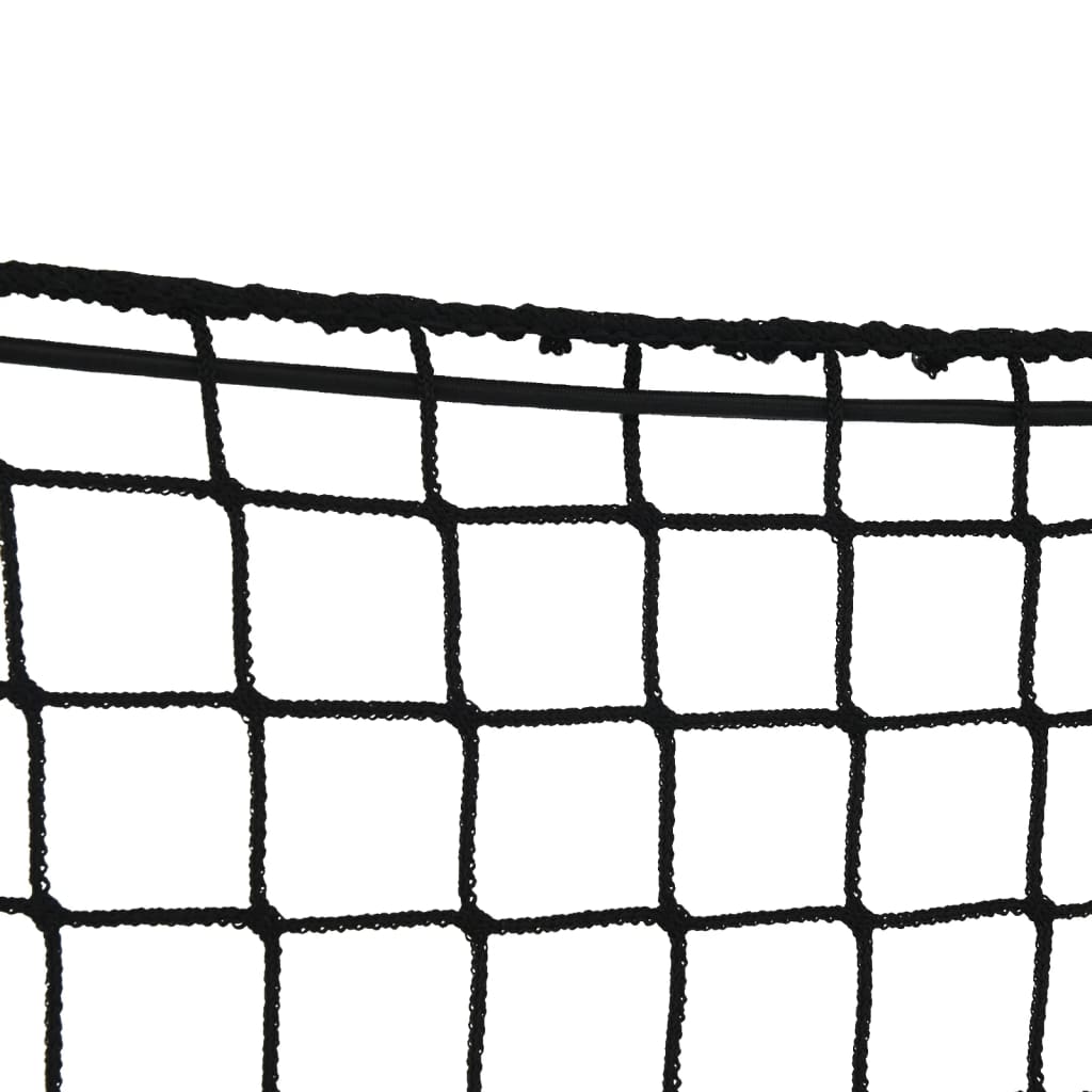 vidaXL Siatka na przyczepę, z elastyczną linką, czarna, 5x3,5 m, PP