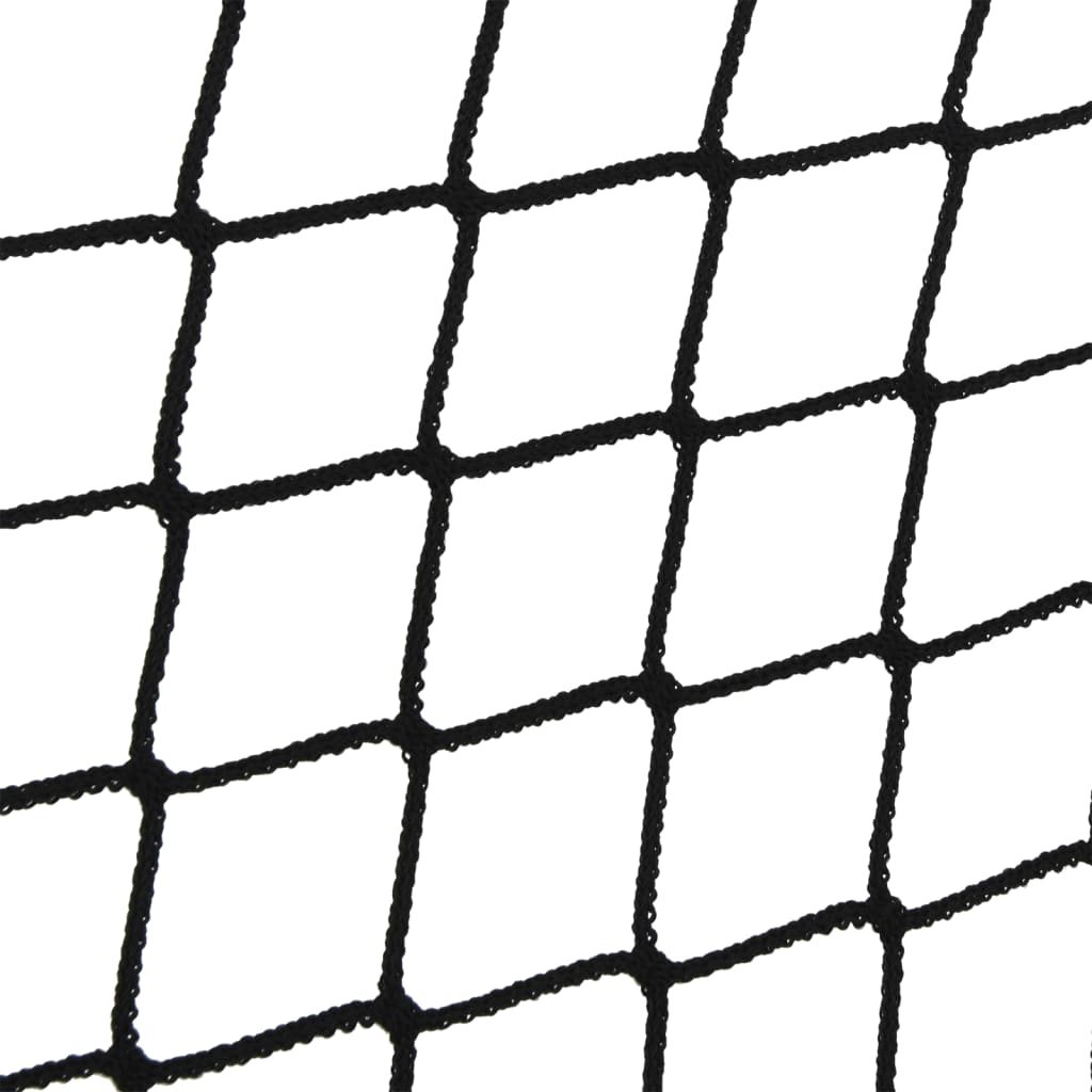 vidaXL Siatka na przyczepę, z elastyczną linką, czarna, 6x3,5 m, PP