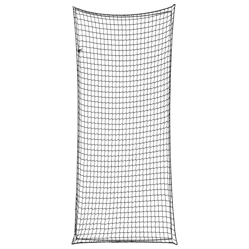 vidaXL Siatka na przyczepę, z elastyczną linką, czarna, 8x3,5 m, PP