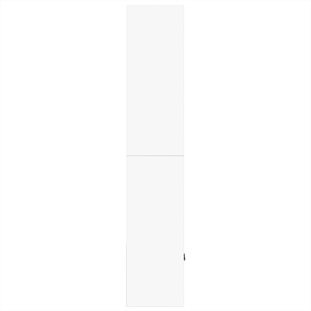 vidaXL Regał, biały, 70x36x189 cm, materiał drewnopochodny