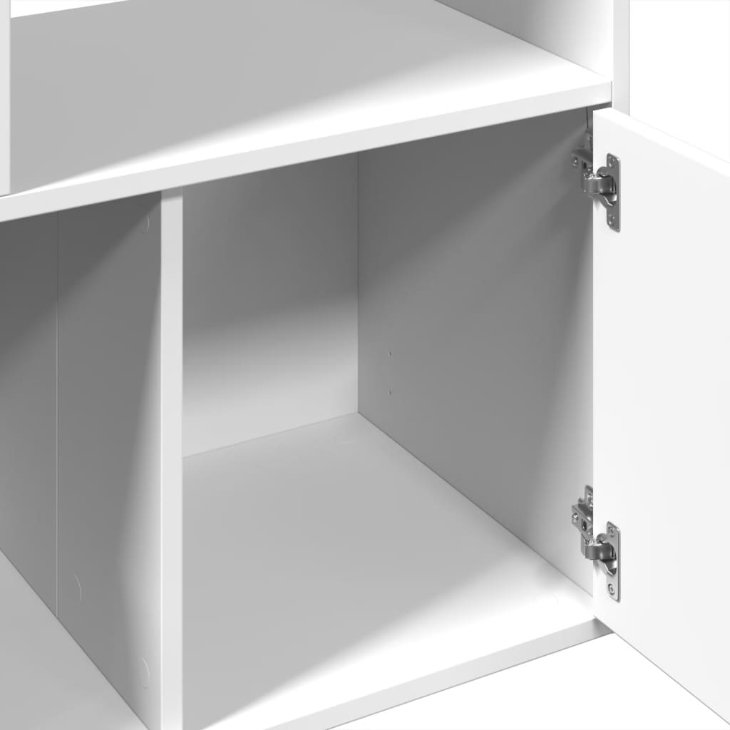 vidaXL Regał, biały, 70x36x189 cm, materiał drewnopochodny