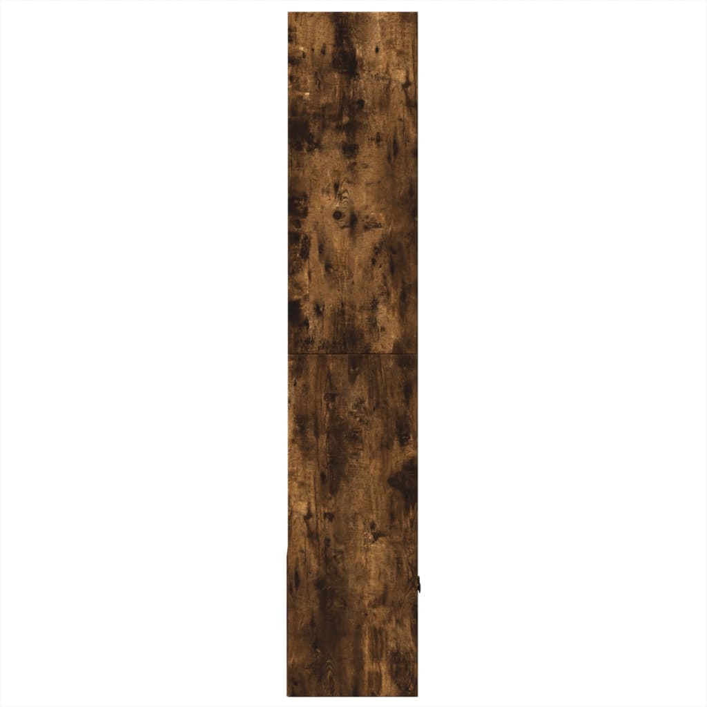 vidaXL Regał, przydymiony dąb, 70x36x189 cm, materiał drewnopochodny