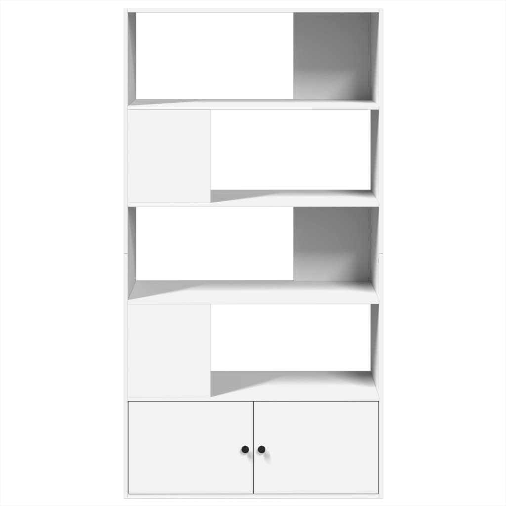 vidaXL Regał, biały, 100x36x189 cm, materiał drewnopochodny