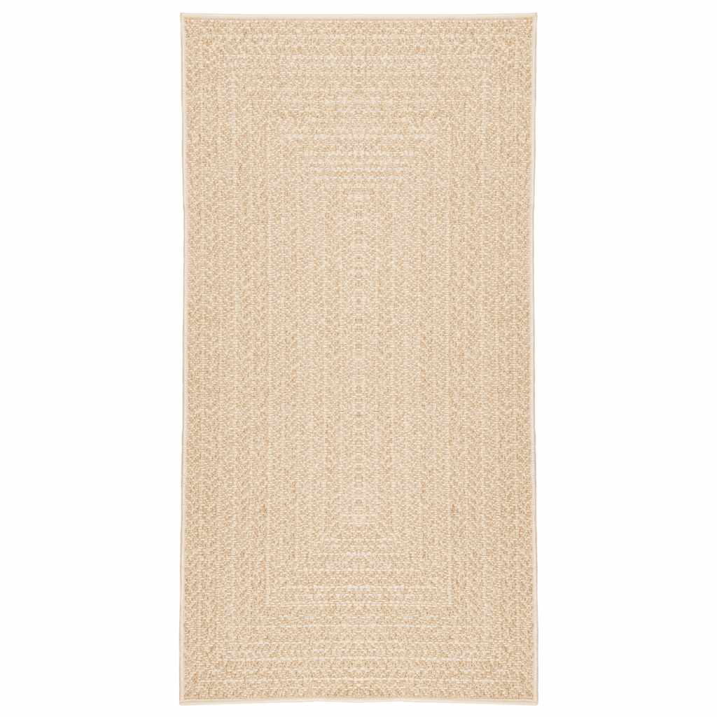 vidaXL Dywan ZIZUR, beżowy, 60x110 cm, stylizowany na jutowy