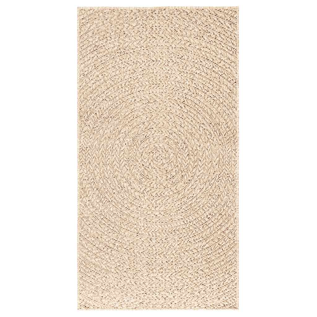 vidaXL Dywan ZIZUR, beżowy, 80x150 cm, stylizowany na jutowy