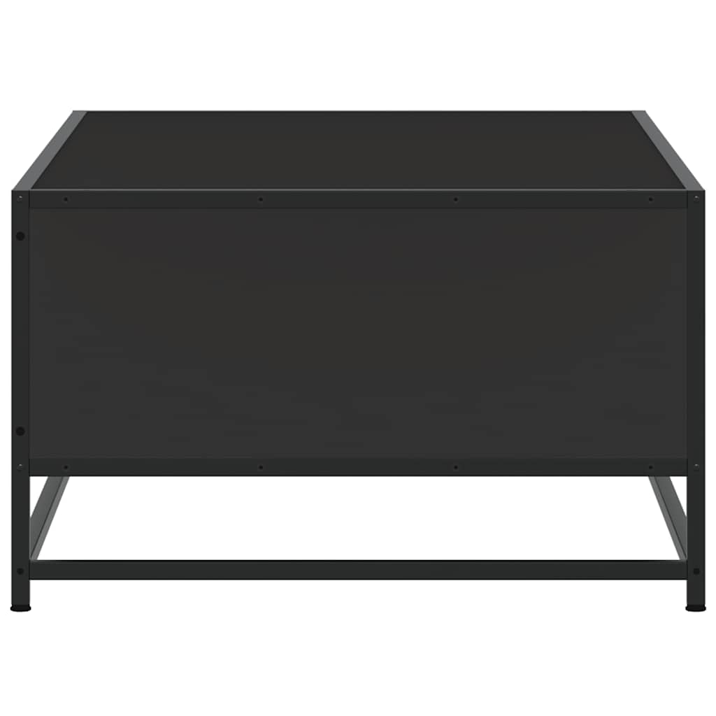 vidaXL Stolik kawowy, czarny, 100x57x35 cm, materiał drewnopochodny
