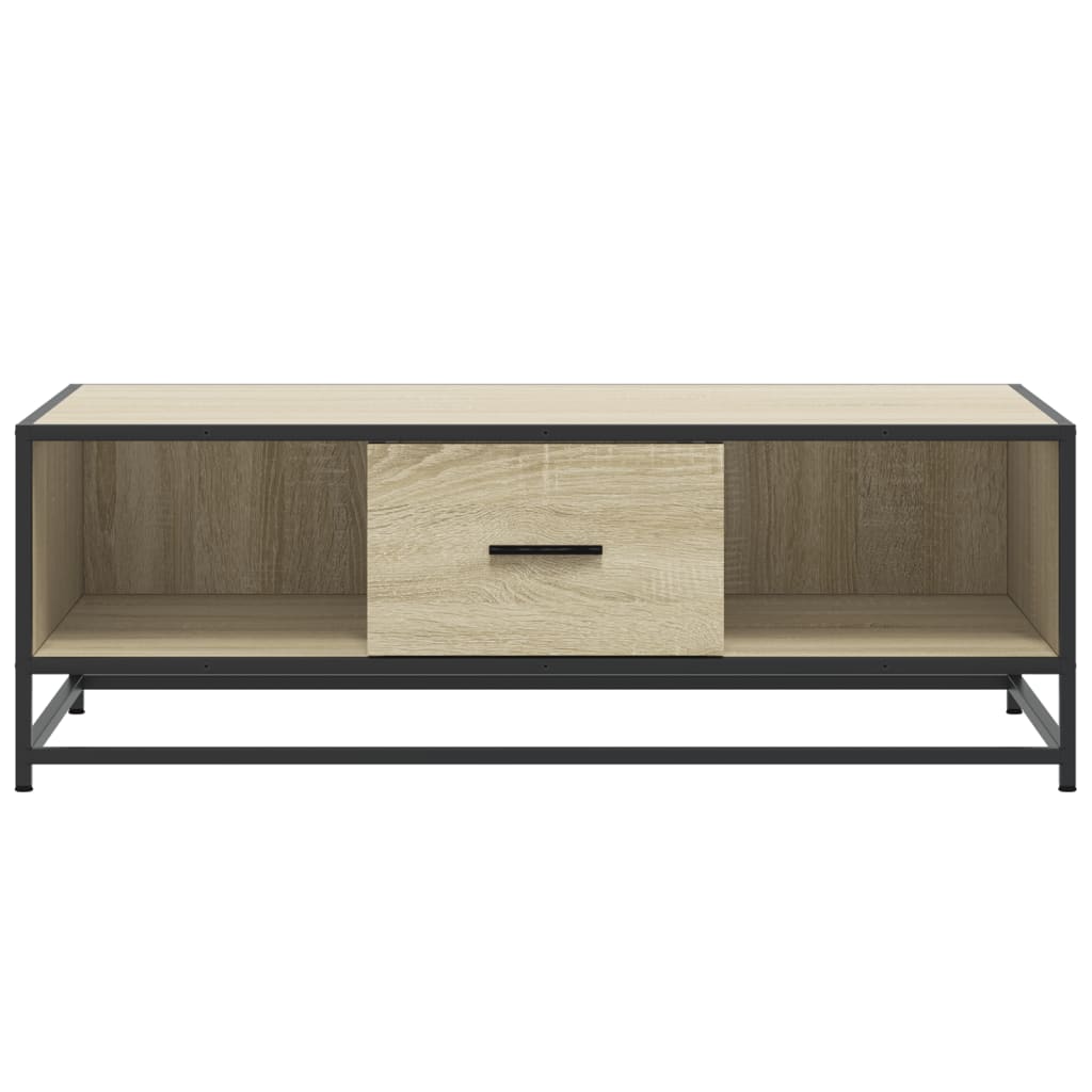 vidaXL Stolik kawowy, dąb sonoma, 100x57x35cm, materiał drewnopochodny