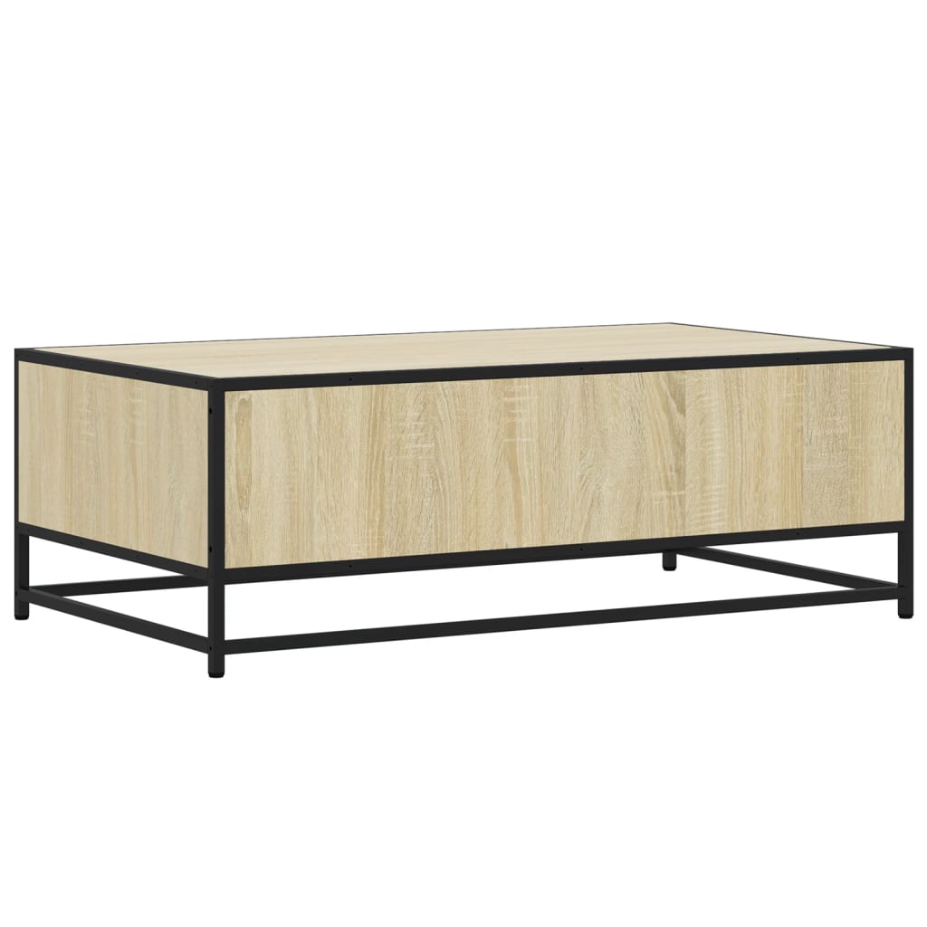 vidaXL Stolik kawowy, dąb sonoma, 100x57x35cm, materiał drewnopochodny