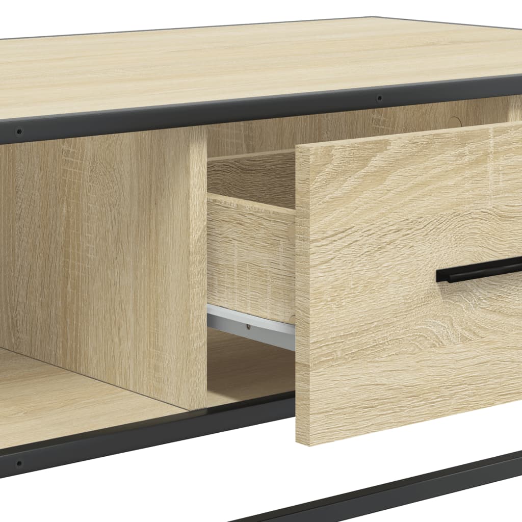 vidaXL Stolik kawowy, dąb sonoma, 100x57x35cm, materiał drewnopochodny