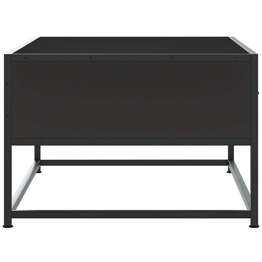 vidaXL Stolik kawowy, czarny, 100x50x35 cm, materiał drewnopochodny