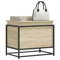 vidaXL Skrzynia z pokrywą, dąb sonoma, 60x40x51,5 cm
