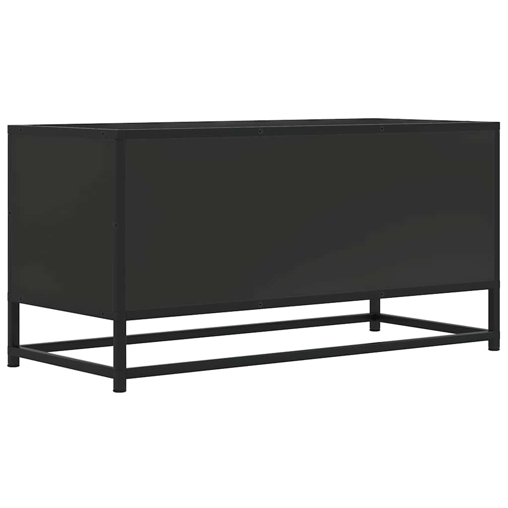 vidaXL Szafka pod telewizor, czarna, 80x34,5x40 cm