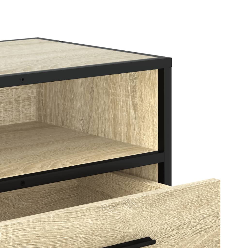 vidaXL Szafka pod telewizor, dąb sonoma, 80x34,5x40 cm
