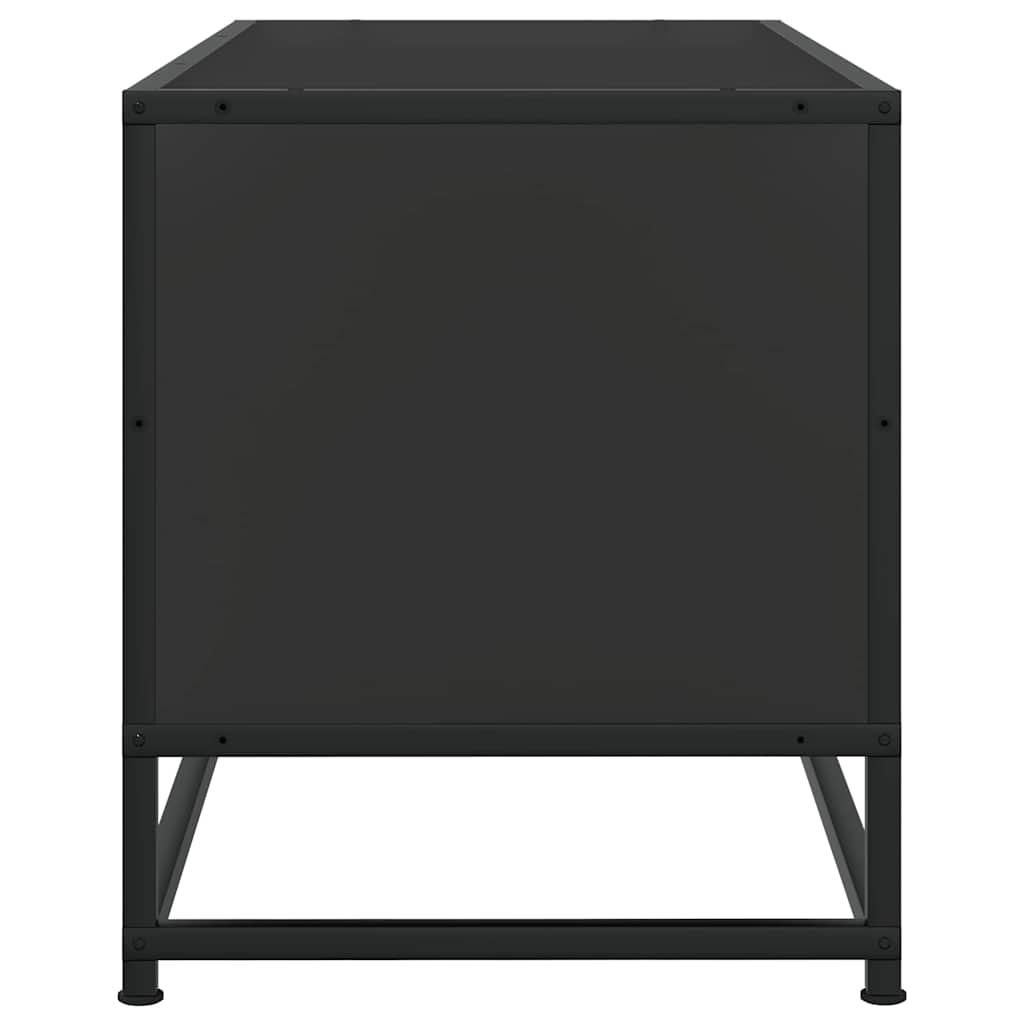 vidaXL Szafka pod TV, czarna, 100x34,5x40 cm