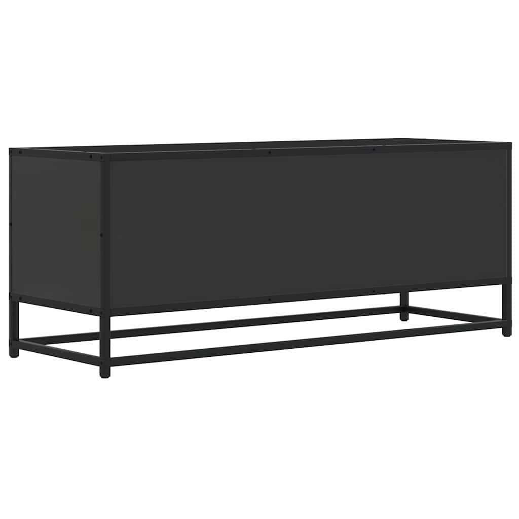 vidaXL Szafka pod TV, czarna, 100x34,5x40 cm