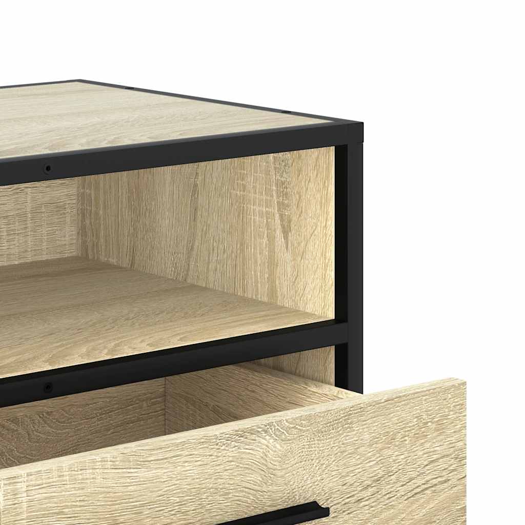 vidaXL Szafka pod telewizor, dąb sonoma, 100x34,5x40 cm