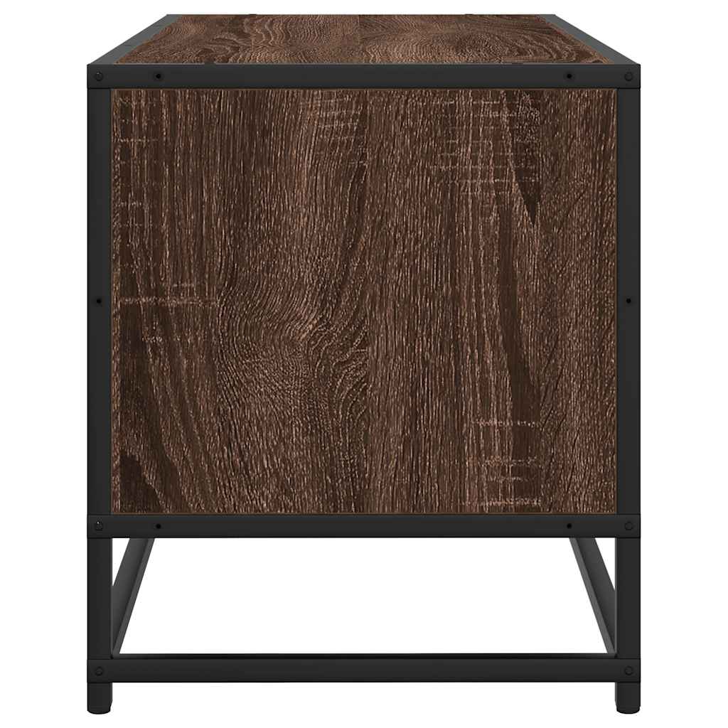 vidaXL Szafka pod telewizor, brązowy dąb, 100x34,5x40 cm
