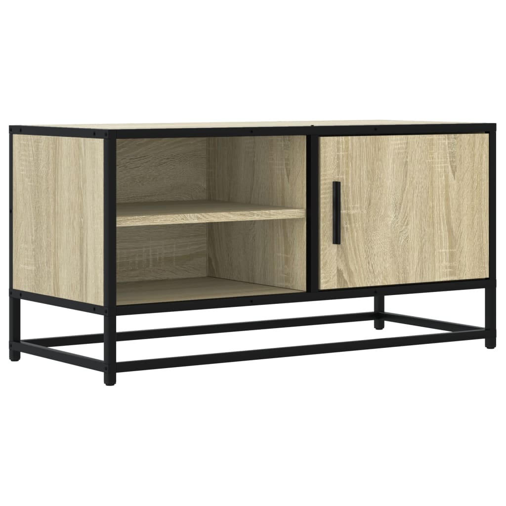 vidaXL Szafka pod telewizor, dąb sonoma, 80x34,5x40 cm