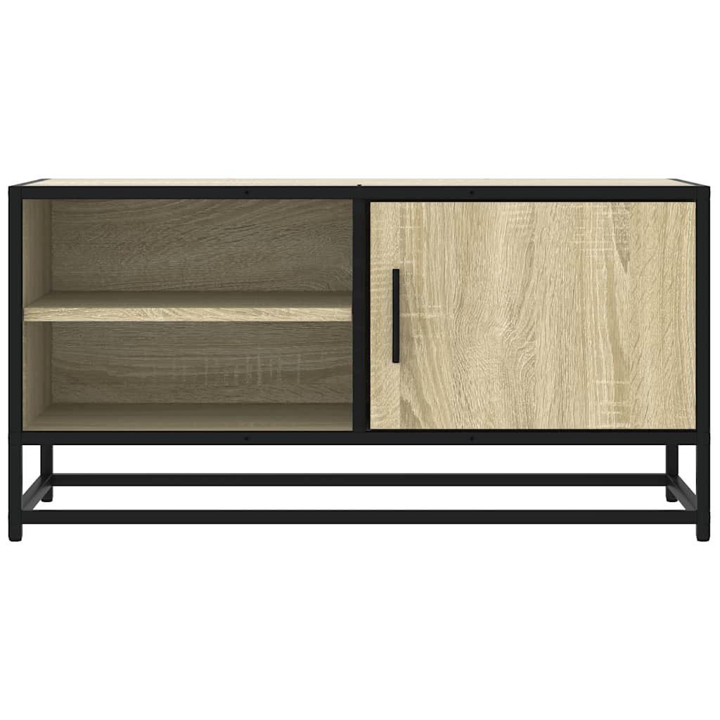 vidaXL Szafka pod telewizor, dąb sonoma, 80x34,5x40 cm