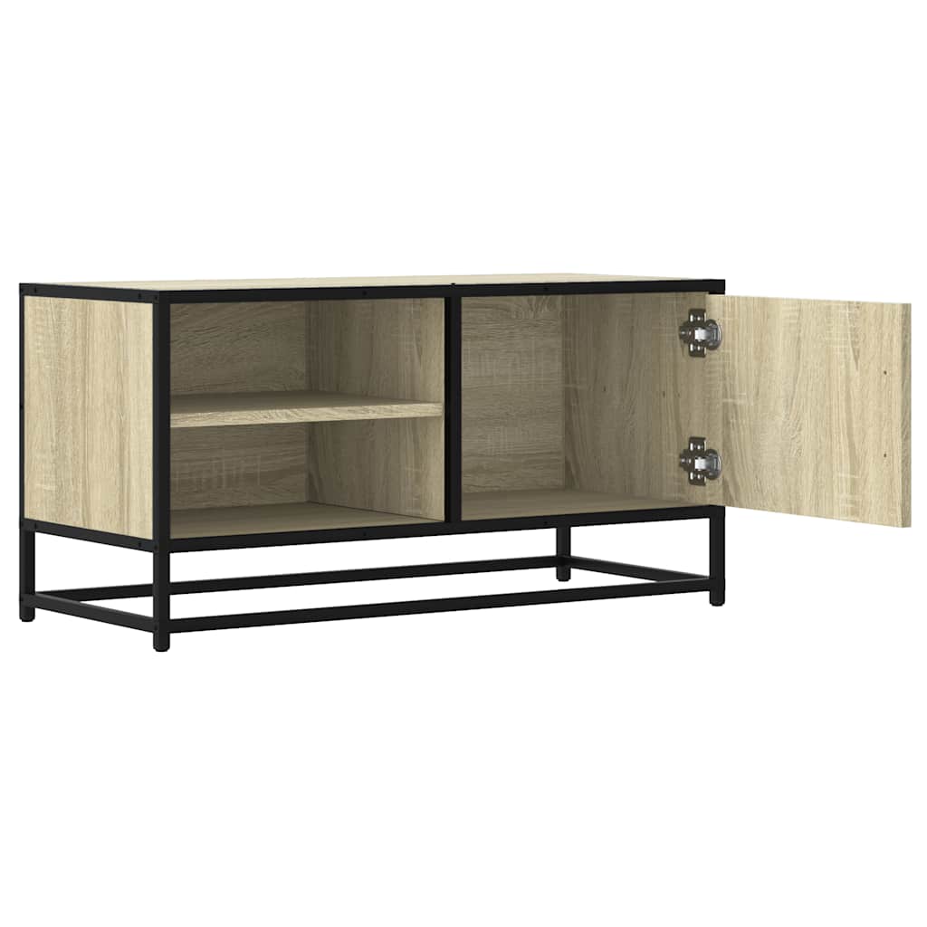 vidaXL Szafka pod telewizor, dąb sonoma, 80x34,5x40 cm