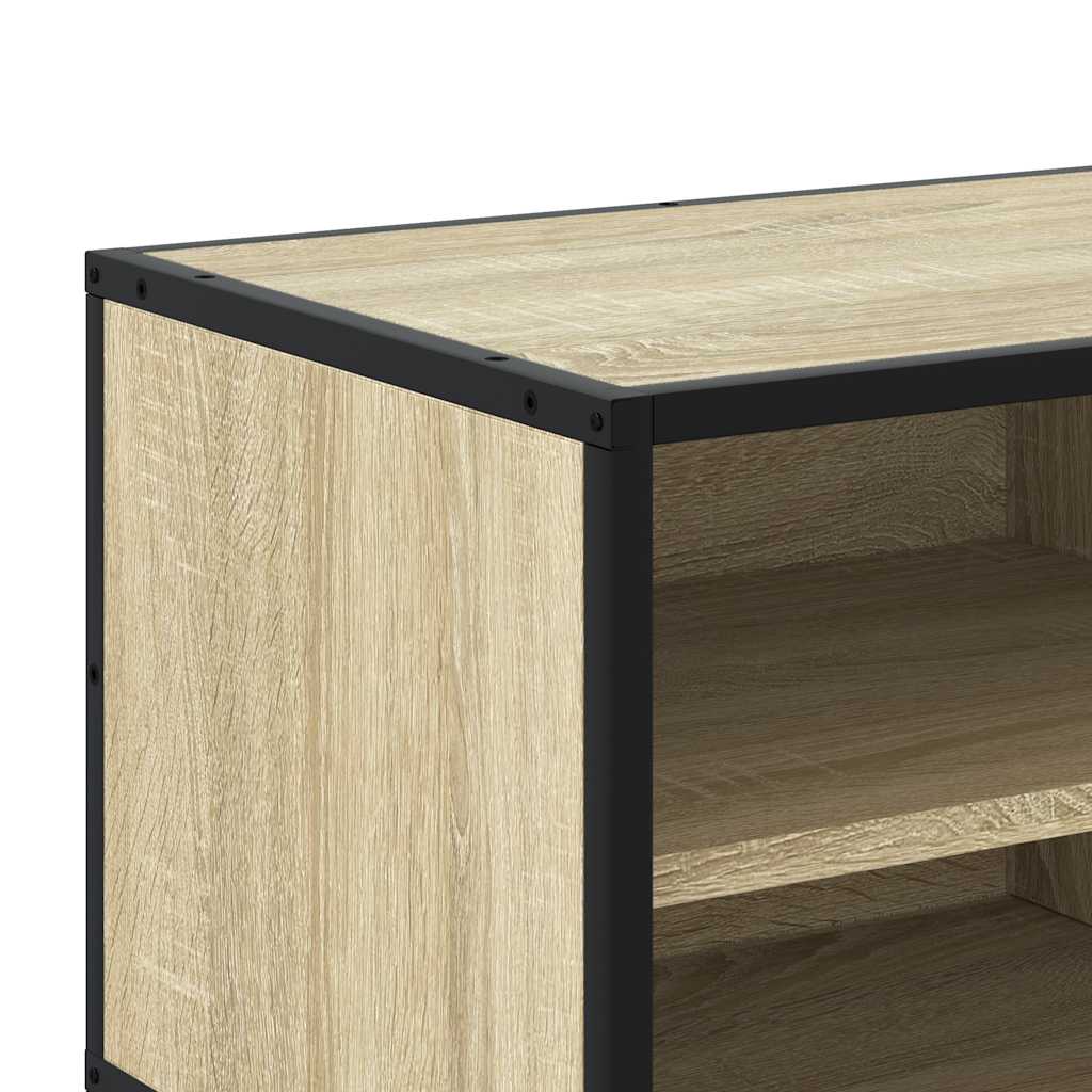 vidaXL Szafka pod telewizor, dąb sonoma, 80x34,5x40 cm