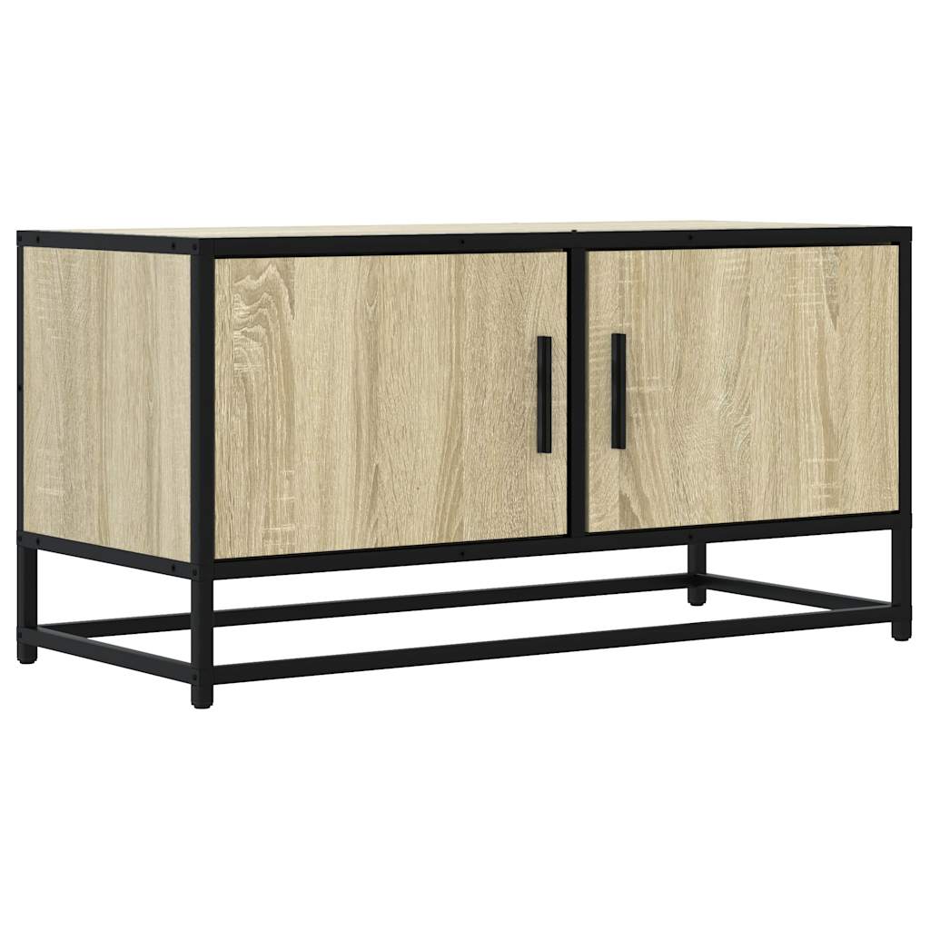 vidaXL Szafka pod telewizor, dąb sonoma, 80x34,5x40 cm