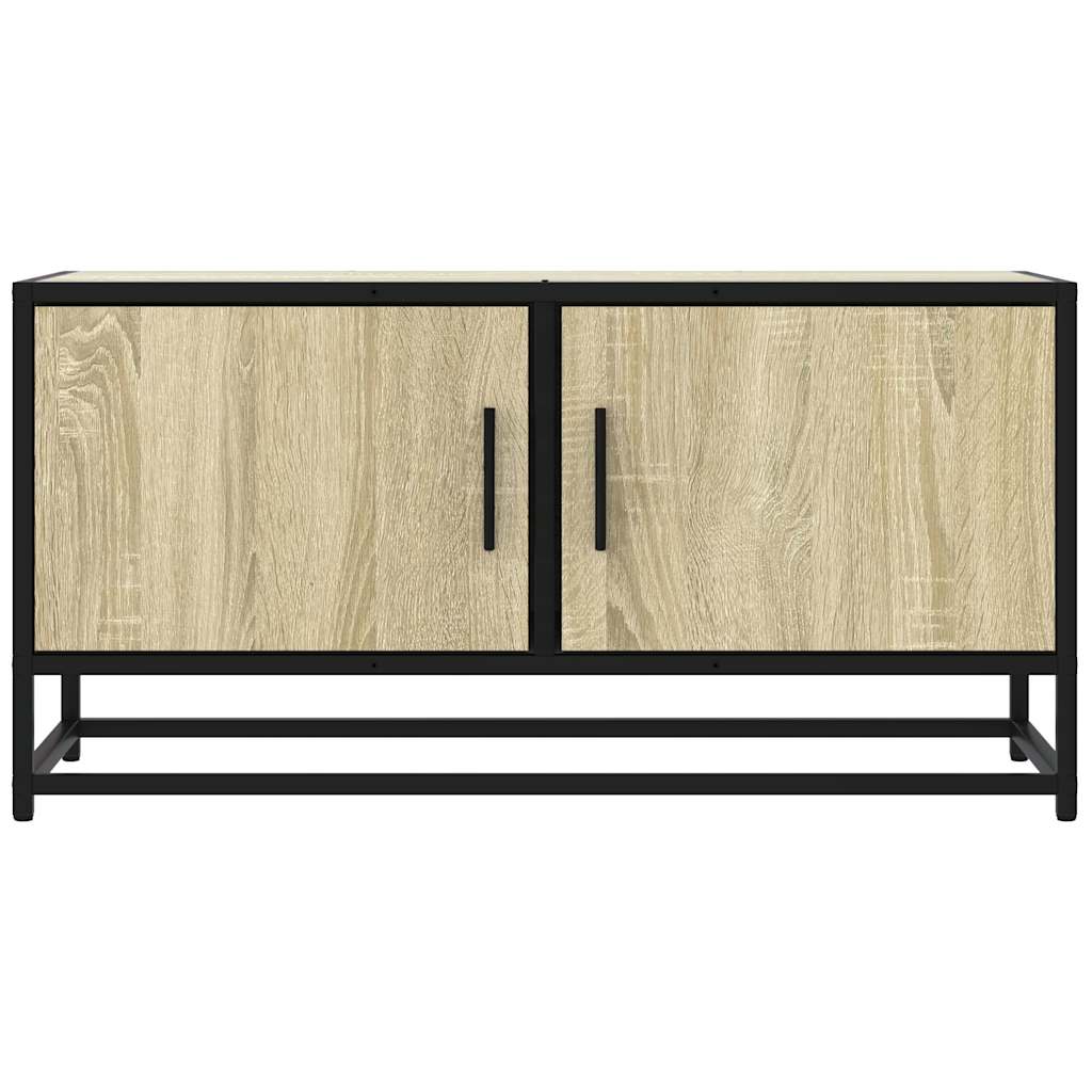 vidaXL Szafka pod telewizor, dąb sonoma, 80x34,5x40 cm