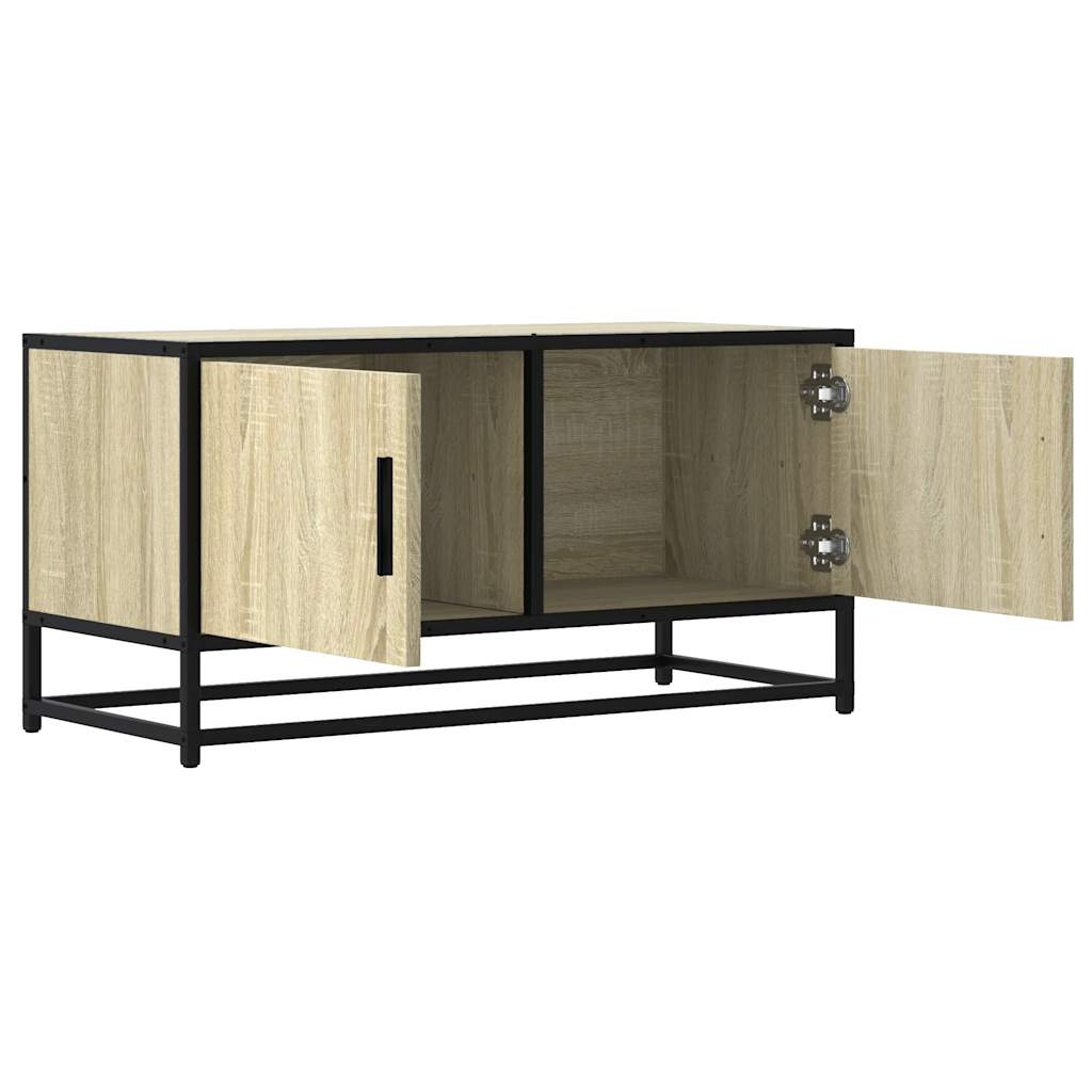 vidaXL Szafka pod telewizor, dąb sonoma, 80x34,5x40 cm