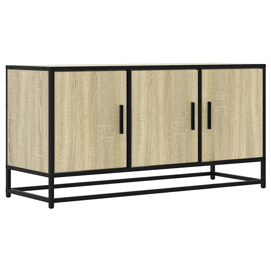 vidaXL Szafka pod telewizor, dąb sonoma, 100x35x50 cm