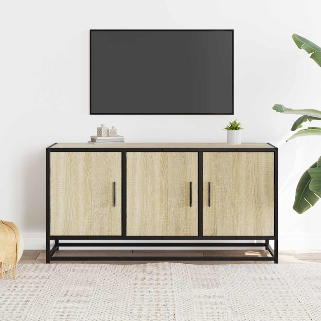 vidaXL Szafka pod telewizor, dąb sonoma, 100x35x50 cm
