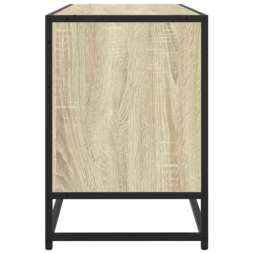 vidaXL Szafka pod telewizor, dąb sonoma, 100x35x50 cm