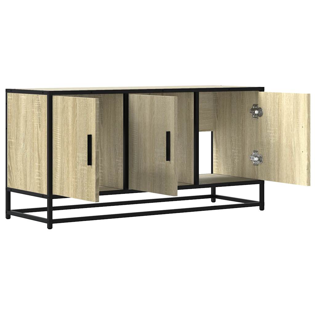 vidaXL Szafka pod telewizor, dąb sonoma, 100x35x50 cm