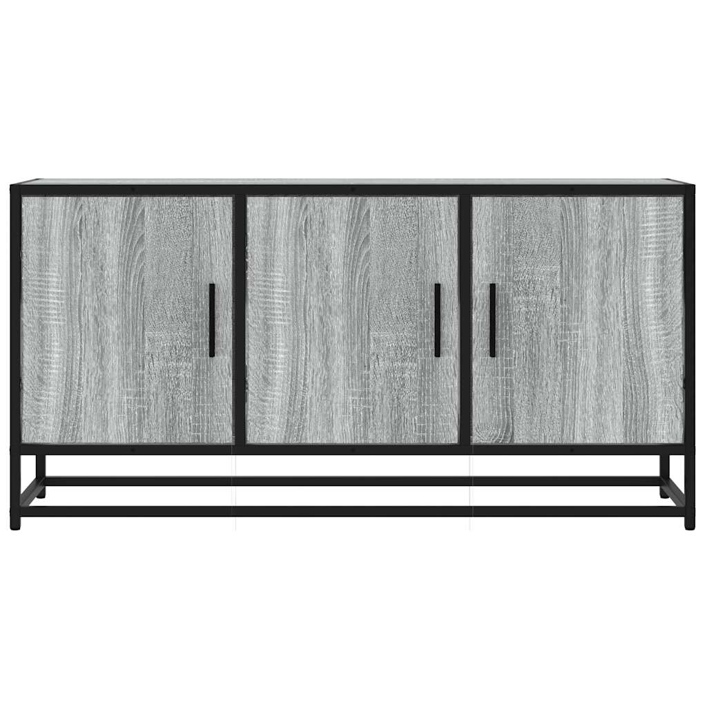 vidaXL Szafka pod telewizor, szary dąb sonoma, 100x35x50 cm