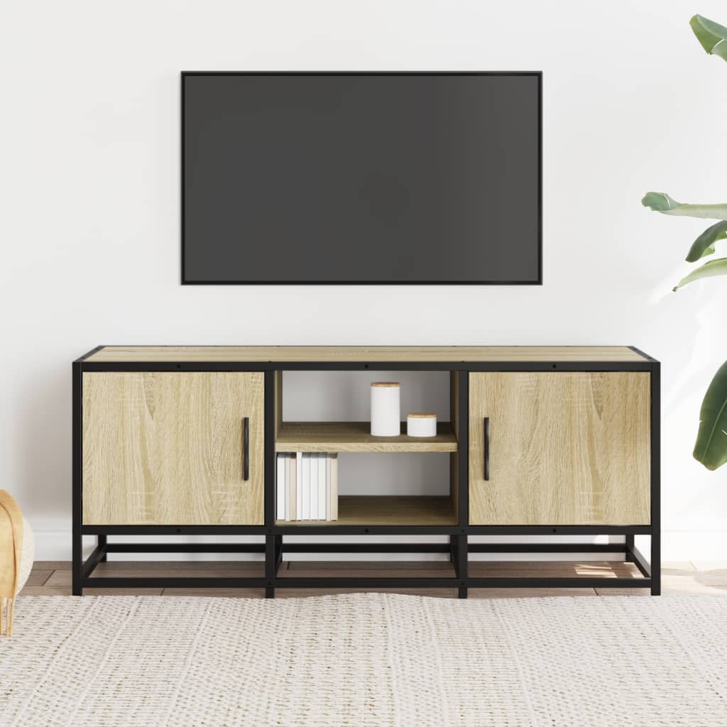 vidaXL Szafka pod telewizor, dąb sonoma, 100x35x41 cm