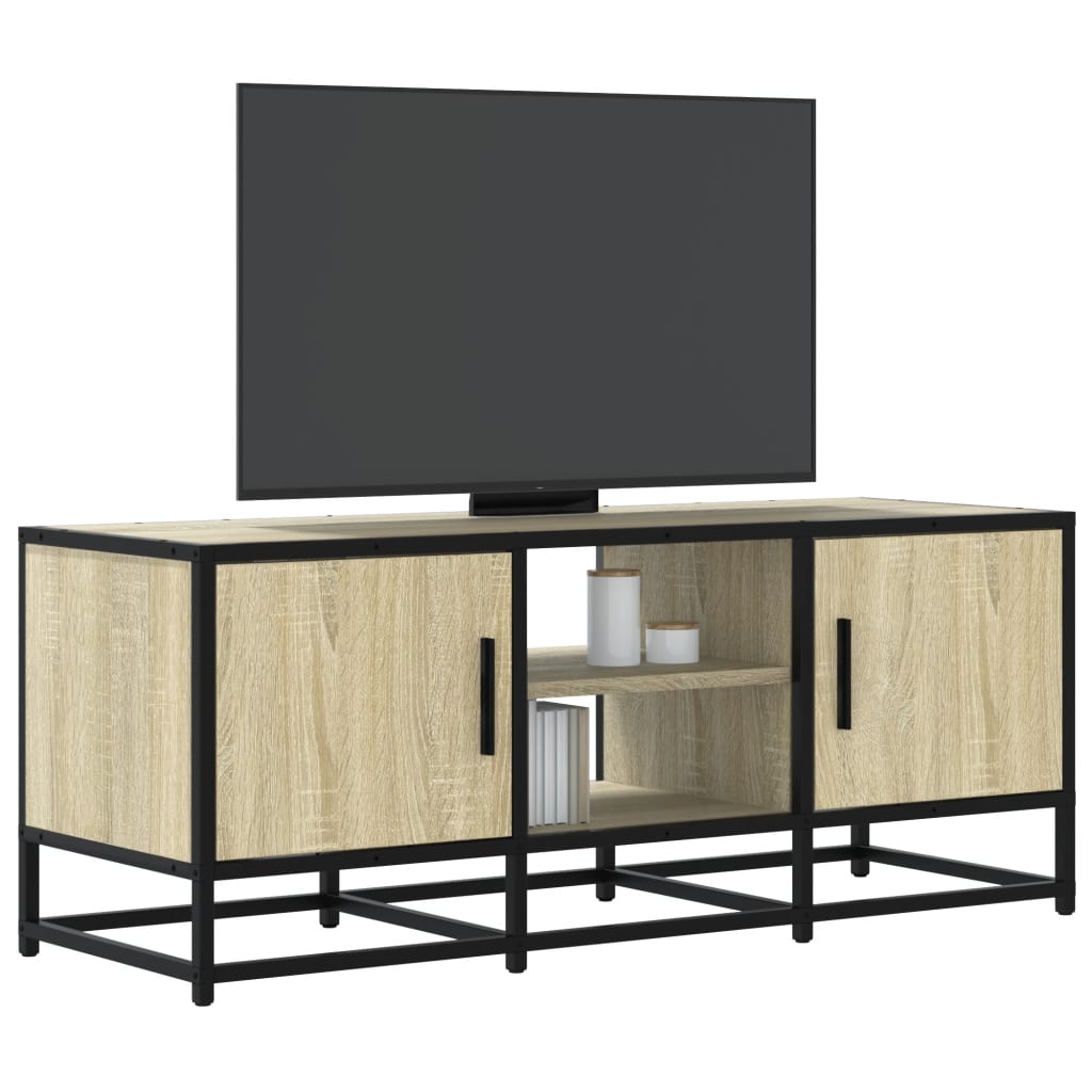 vidaXL Szafka pod telewizor, dąb sonoma, 100x35x41 cm