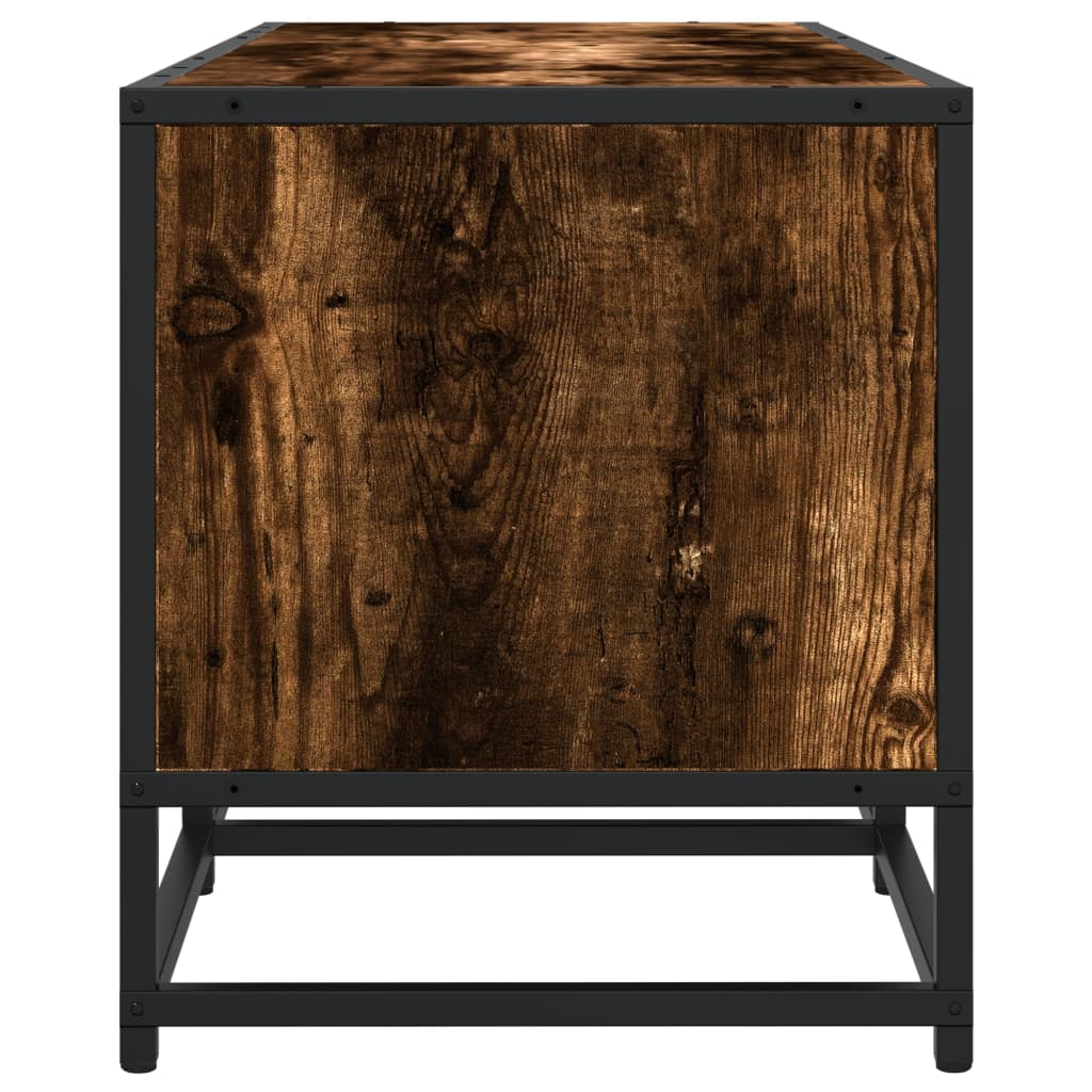 vidaXL Szafka pod telewizor, przydymiony dąb, 100x35x41 cm