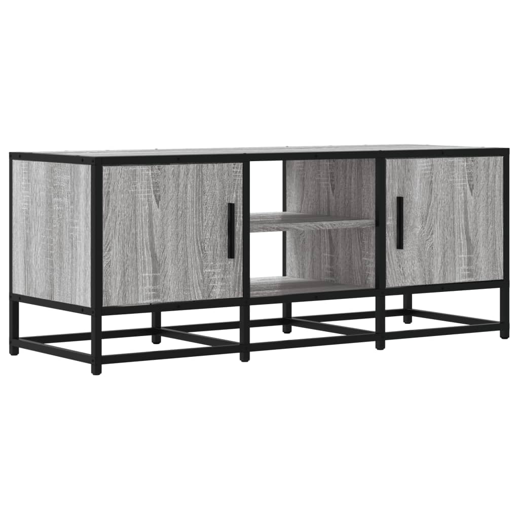 vidaXL Szafka pod telewizor, szary dąb sonoma, 100x35x41 cm