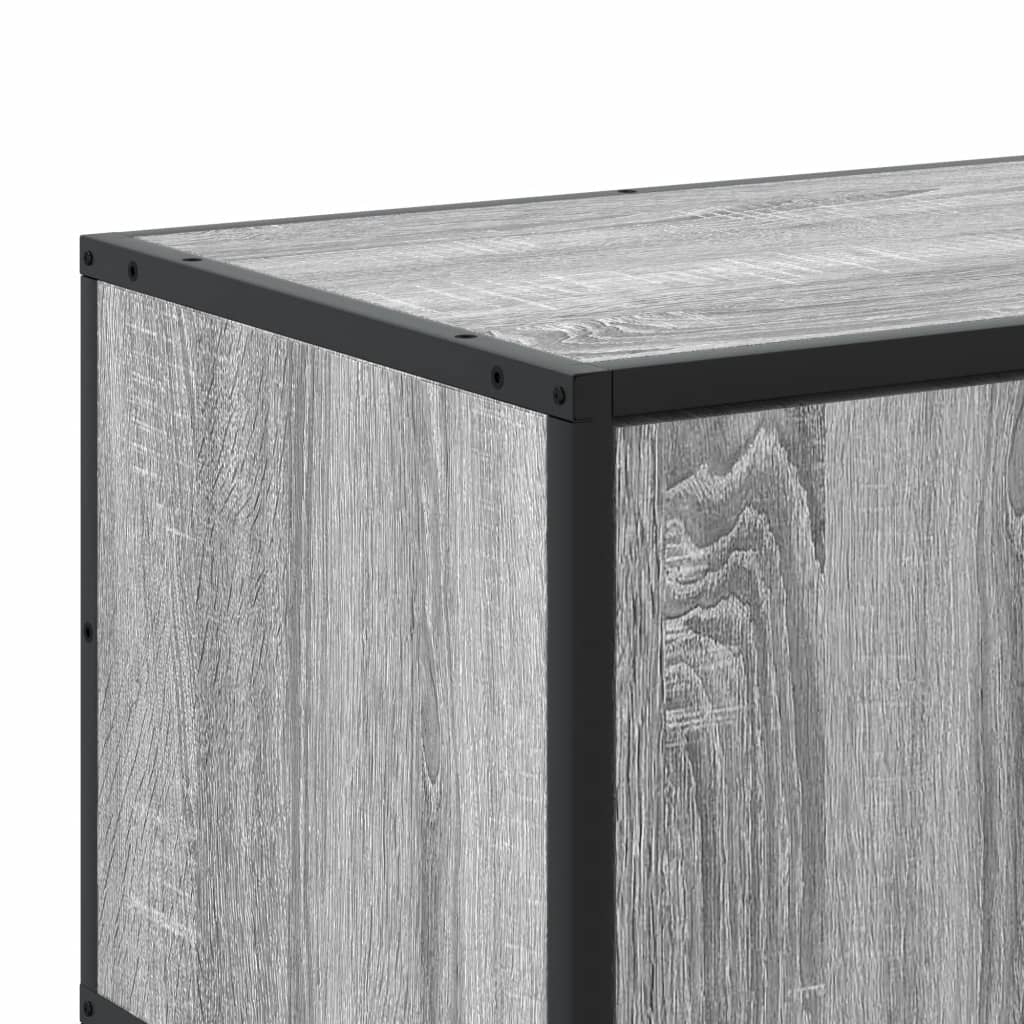 vidaXL Szafka pod telewizor, szary dąb sonoma, 100x35x41 cm