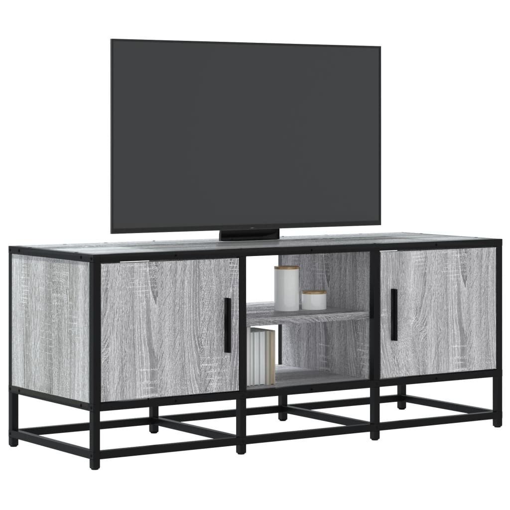 vidaXL Szafka pod telewizor, szary dąb sonoma, 100x35x41 cm