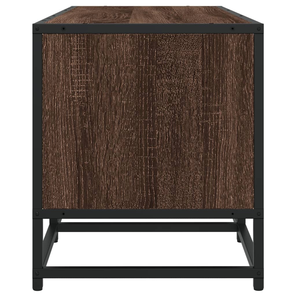 vidaXL Szafka pod telewizor, brązowy dąb, 100x35x41 cm