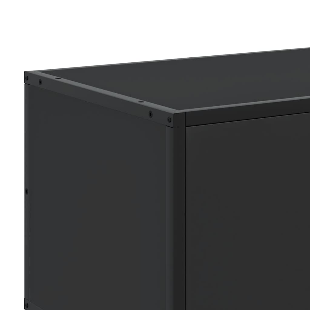 vidaXL Szafka pod TV, czarna, 120x35x41 cm