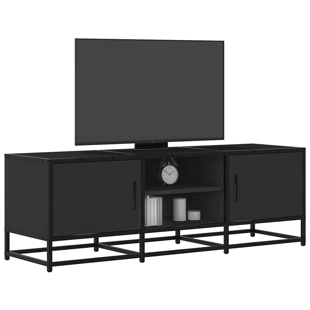 vidaXL Szafka pod TV, czarna, 120x35x41 cm