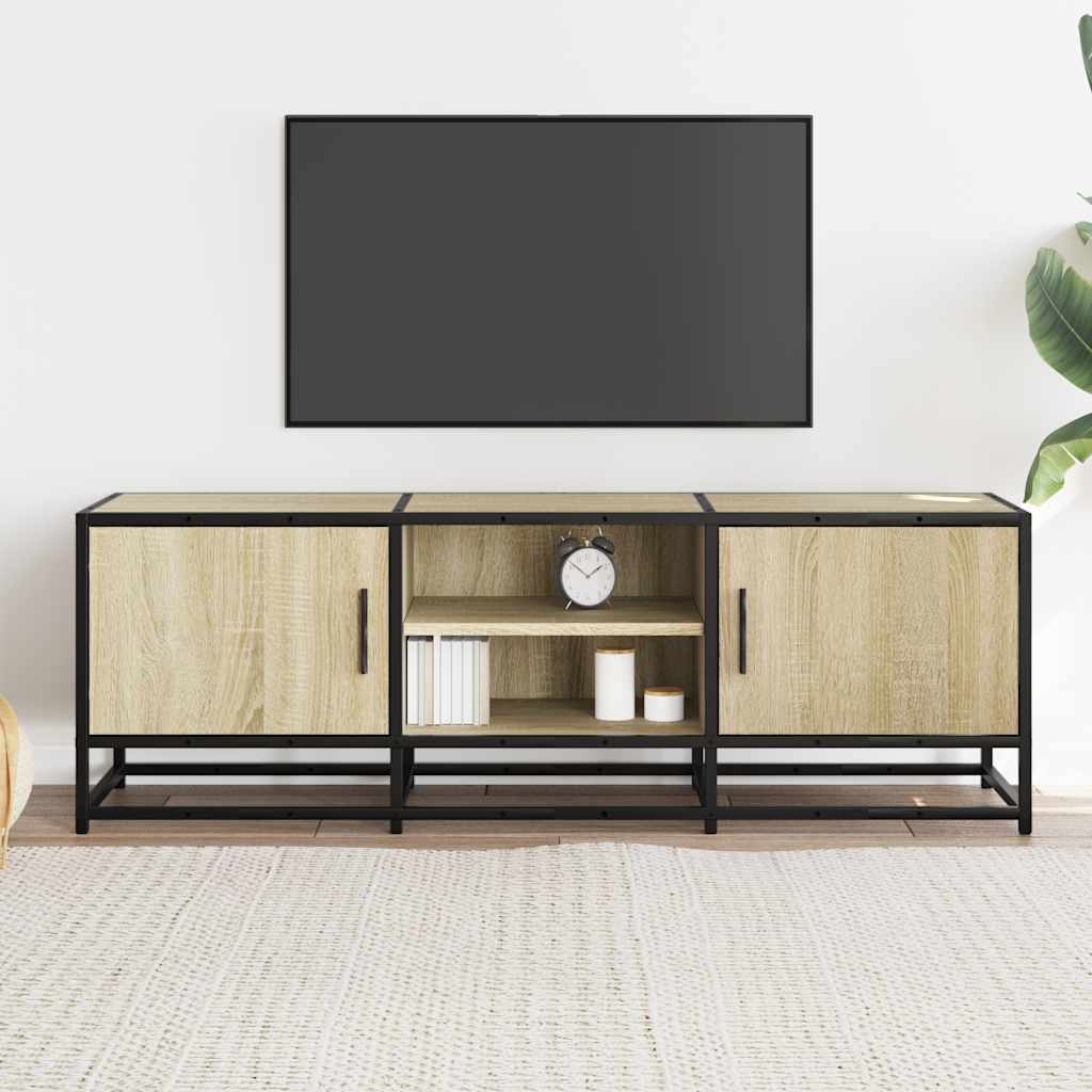 vidaXL Szafka pod telewizor, dąb sonoma, 120x35x41 cm