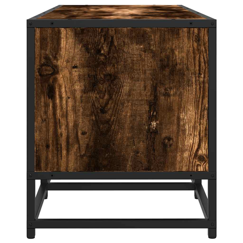 vidaXL Szafka pod telewizor, przydymiony dąb, 120x35x41 cm