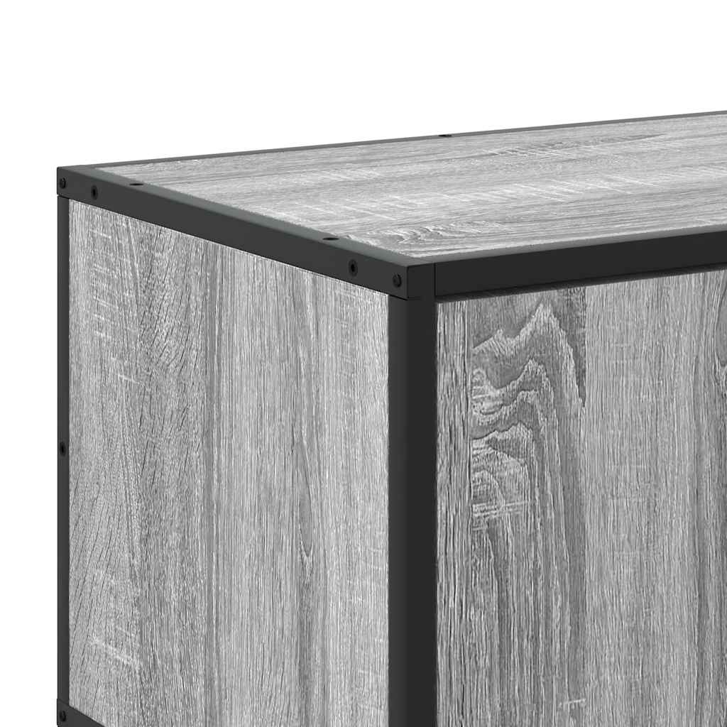 vidaXL Szafka pod telewizor, szary dąb sonoma, 120x35x41 cm